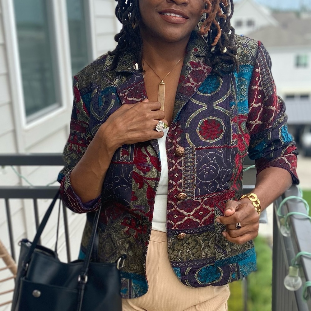 Vintage Multicolor Woman’s Blazer